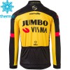 Radtrikot 2021 Team Jumbo-Visma Winter Thermal Fleece N005